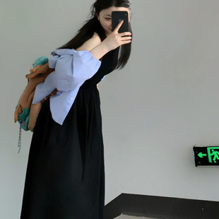 套装女2025年秋冬季大码胖妹妹高级感小众气质衬衫连衣裙两件套装