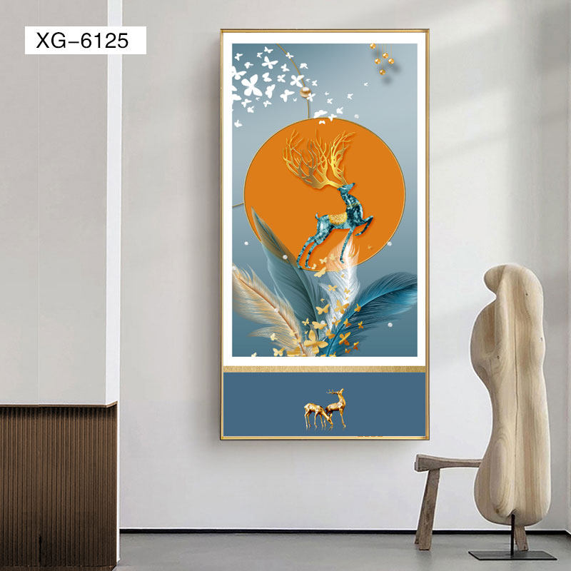 玄关新款过道装饰画简约传统客厅现代装饰画