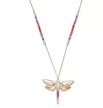 现货正品施家绝版水晶女款Tilly大号蜻蜓吊坠项链Colorful1181330