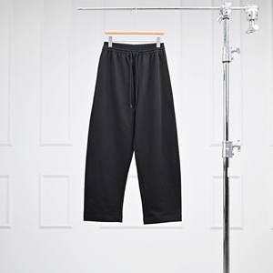 沃伦海龙 | P020 早春通勤百搭棉质阔腿长裤时髦女士松紧腰休闲裤
