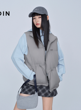 【商场同款】乐町泡芙羽绒服马甲女2025年冬季新款马夹C2AHF4228