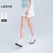 饰花边牛仔短裤 纯欲撞色装 乐町25年夏新款 C1HBF2443 商场同款