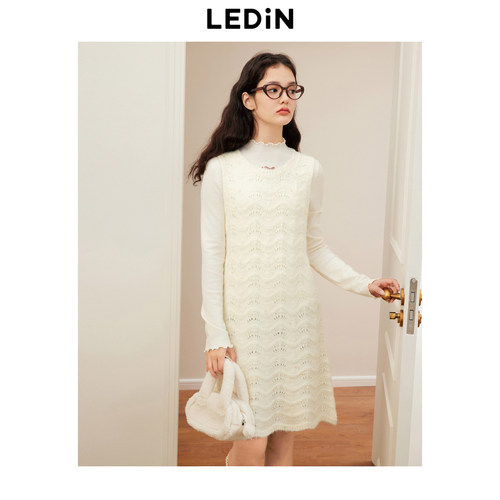 镂空波浪 花边收针