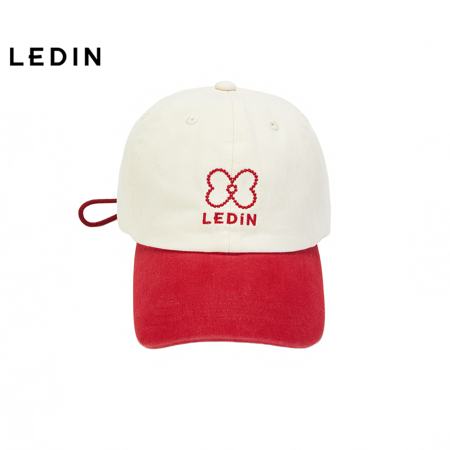 【商场同款】乐町撞色棒球帽26年春新款设计感抽绳帽子C2YAG1242