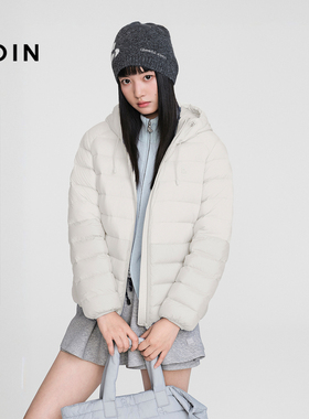 【商场同款】乐町短款轻薄羽绒服女装2025冬季新款外套C2ACF4123