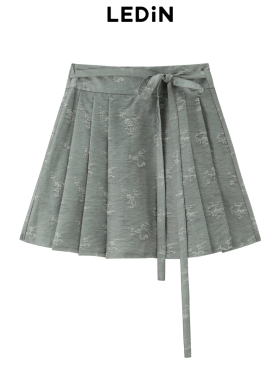 乐町国风改良短款马面裙百褶半裙C2GEE2F03