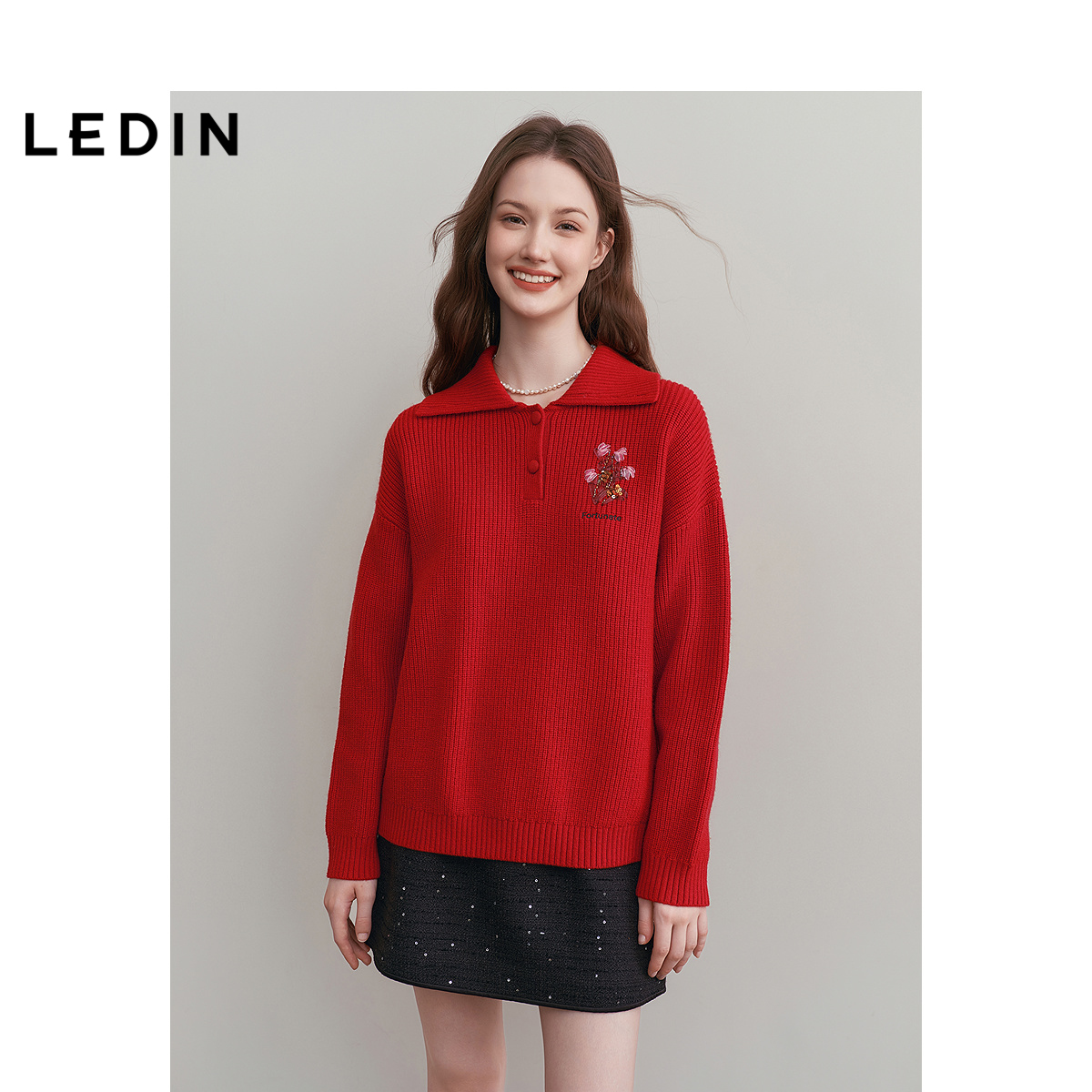 羊毛包芯纱 手工绣花