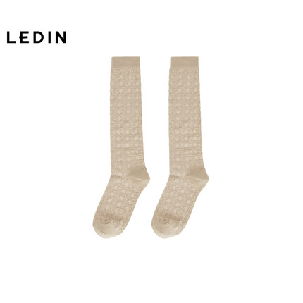 【商场同款】乐町米色休闲袜秋季新款C2YGF3133