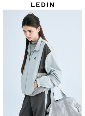 【商场同款】乐町2025秋季新款休闲撞色三防冲锋外套女C2BBF1504*