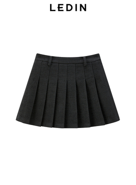 【商场同款】乐町小香风百褶裙25春季新款学院风半身裙C1GEF1217*