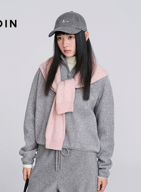 【商场同款】乐町肌理感卫衣女2025年冬季新款保暖上衣C2CRF4134