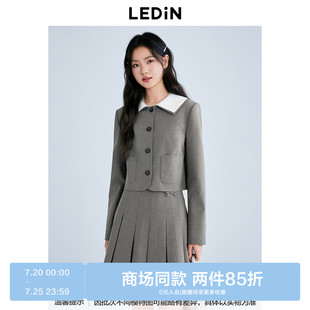 新款 乐町2025夏季 短款 翻领修身 C1BAF2102 西装 商场同款