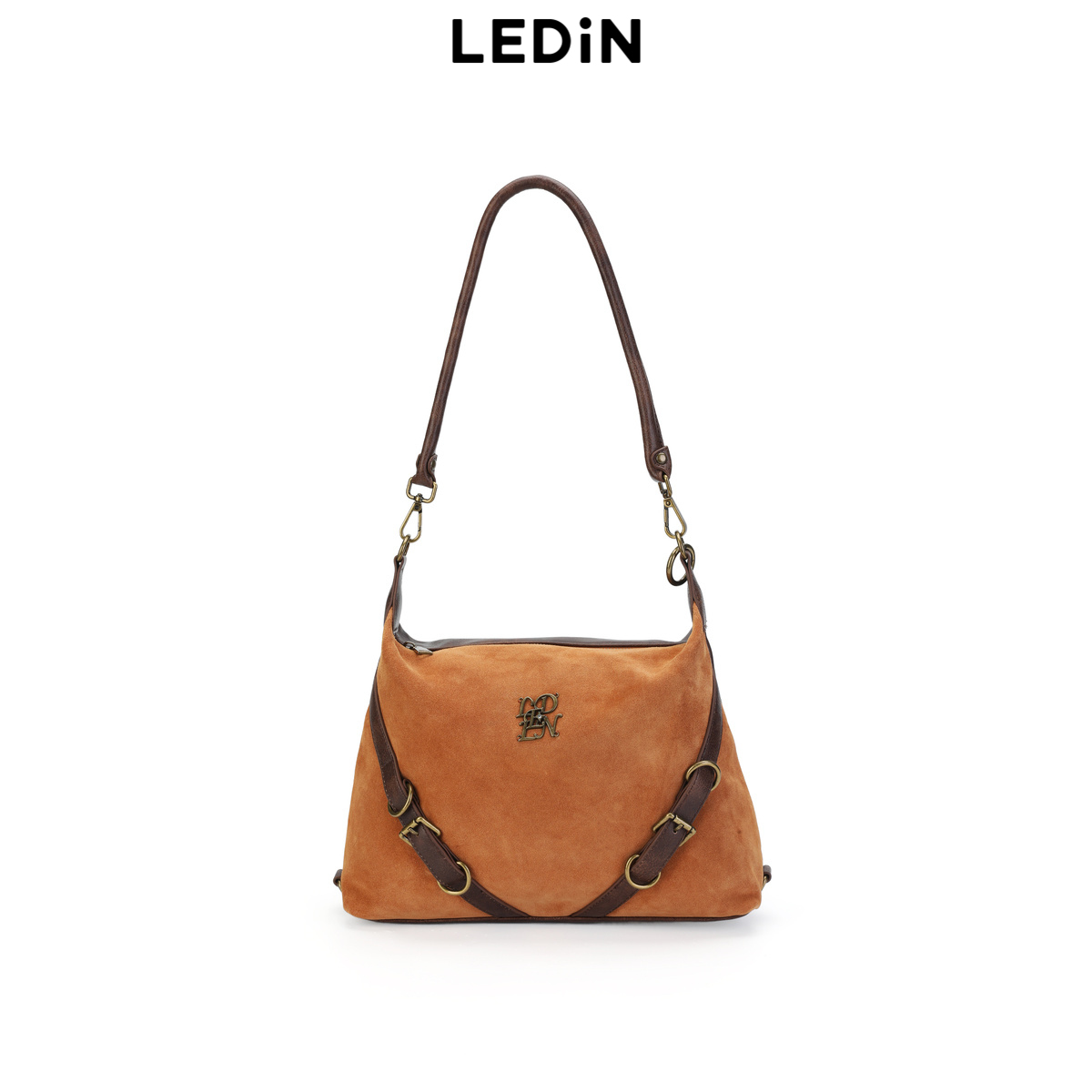 【商场同款】乐町2024年秋季新品撞色单双肩两用包C2YFE3527