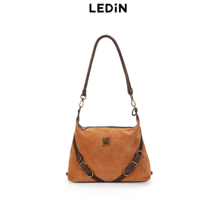 新品 乐町2024年秋季 撞色单双肩两用包C2YFE3527 商场同款