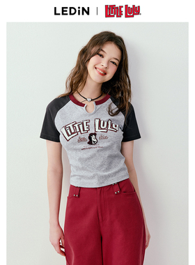 【Little Lulu联名】乐町夏季插肩小版T恤短袖C2CNE2128