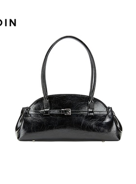 【商场同款】乐町漆皮亮面腋下包冬季新款时尚手拎包包C2YFF4289