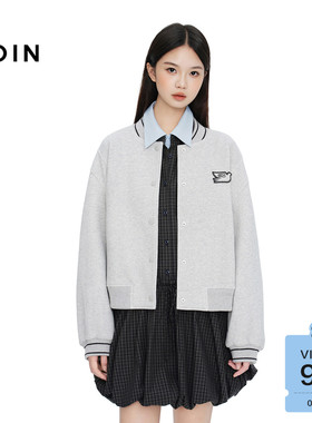 【商场同款】乐町撞色边立体绣花夹克春新款棒球服外套C2BBG1506