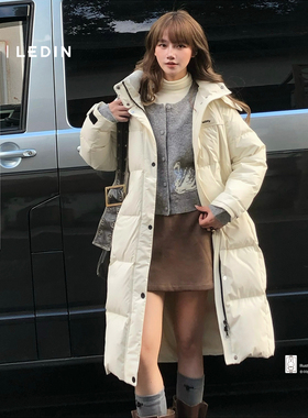 【菲凡】乐町商场同款米菲联名三防中长款高充绒羽绒服C2ACF4504