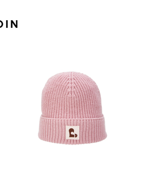 【商场同款】乐町2024年冬季新品心动系列爱心针织帽C2YAE4289