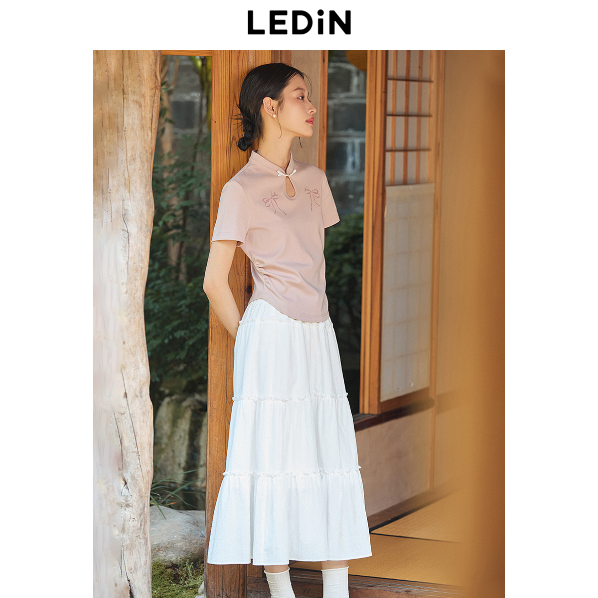 新中式 蝴蝶结 盘扣