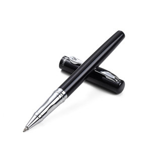 正品HERO英雄宝珠笔1309亮铬博彩签字笔中性笔碳素笔水性笔学生正