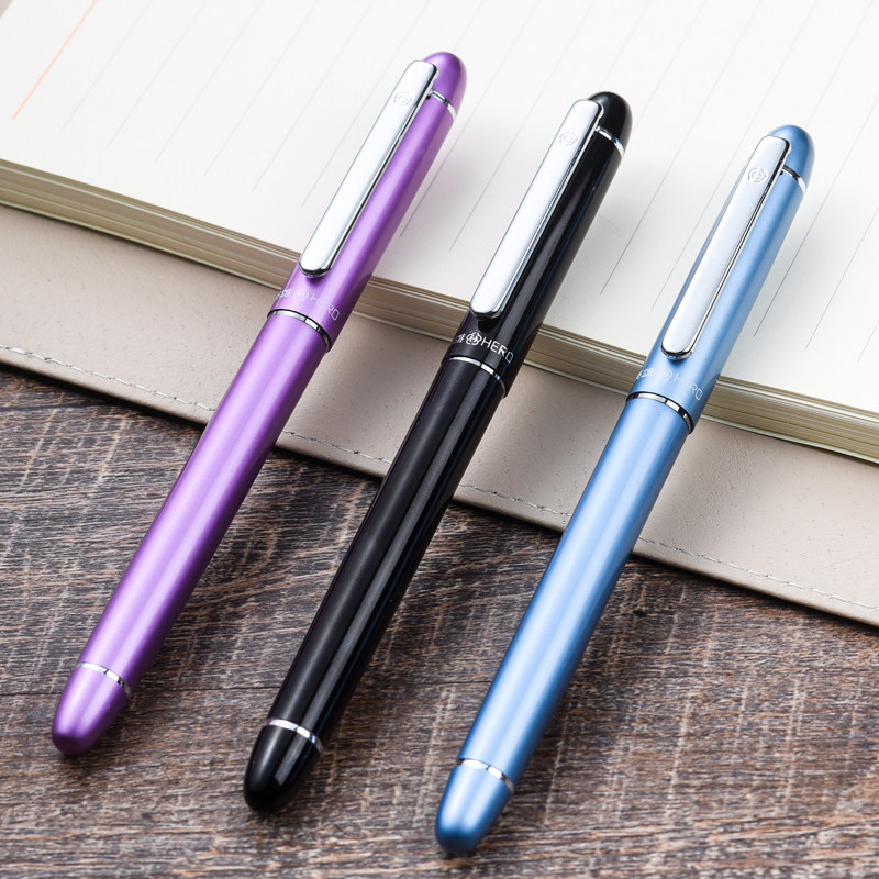 HERO英雄钢笔 5028平尖钢笔 铱金笔 墨水笔 绘画书法美工平行钢笔