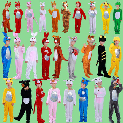 儿童动物表演服蜗牛大灰狼兔子