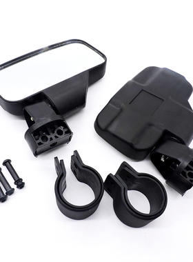 沙滩车四轮越野车庞巴迪全地形车反光镜UTV倒车镜支架1.75