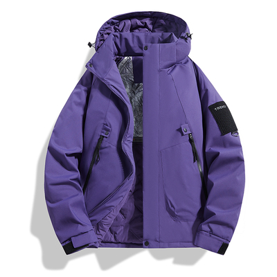 羽绒棉服男女2025新款冲锋衣外套