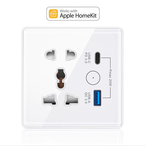 homekit20W快充智能插座SIRI语音