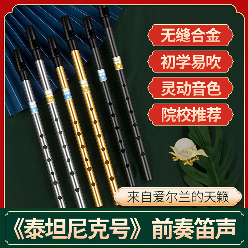 DBAO爱尔兰哨笛初学者入门演奏