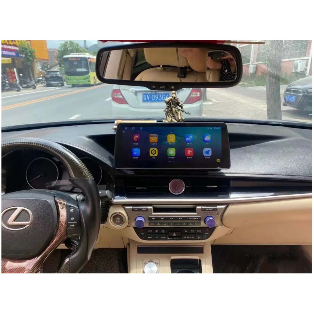 雷克萨斯13-17款12.3寸ES车载carplay安卓中控大屏GPS导航一体机
