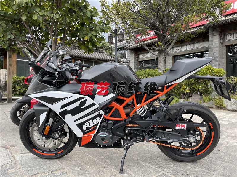 适用于KTM RC390碳纤维全车套件改装替换配件前后挡泥板油箱罩-封面