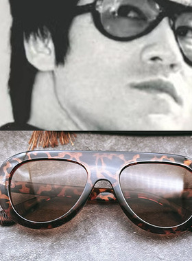 李小龙同款蛤蟆镜复古港风太阳镜