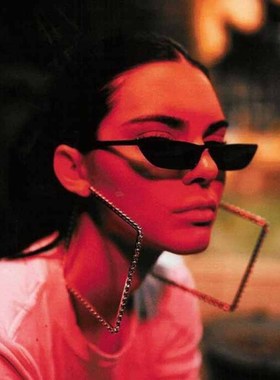 复古原宿ins眼镜网红街拍小框