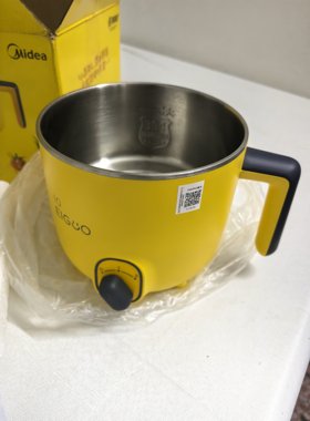 美的Midea电火锅1.2L煮锅多功能电热锅学生宿舍火锅神器DY16E201
