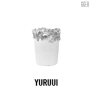 PARIS新品 法国CARRON 黑陶花桶花瓶摆件 YURUUI设计师