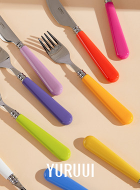 [YURUUI设计师]法国CAPDECO儿童刀叉三件套礼盒不锈钢餐具