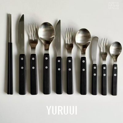 [YURUUI设计的]意大利VBC CASA不锈钢刀叉勺牛排餐具