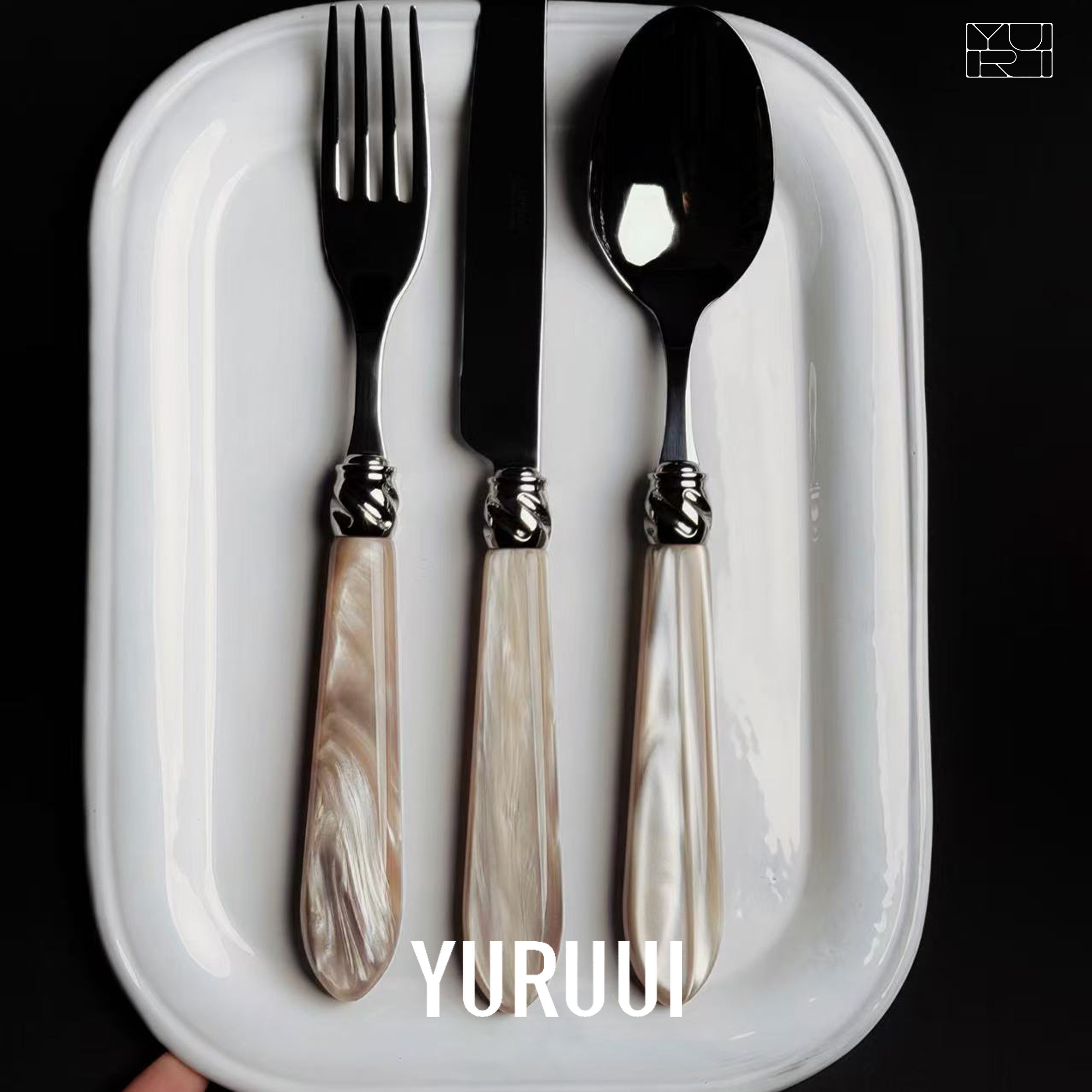 [YURUUI设计师]法国CAPDECO DIANA羊角色流光手柄亚克力刀叉,餐饮具,西餐餐具套装,淘宝优惠券,粉丝福利购,淘宝优惠卷