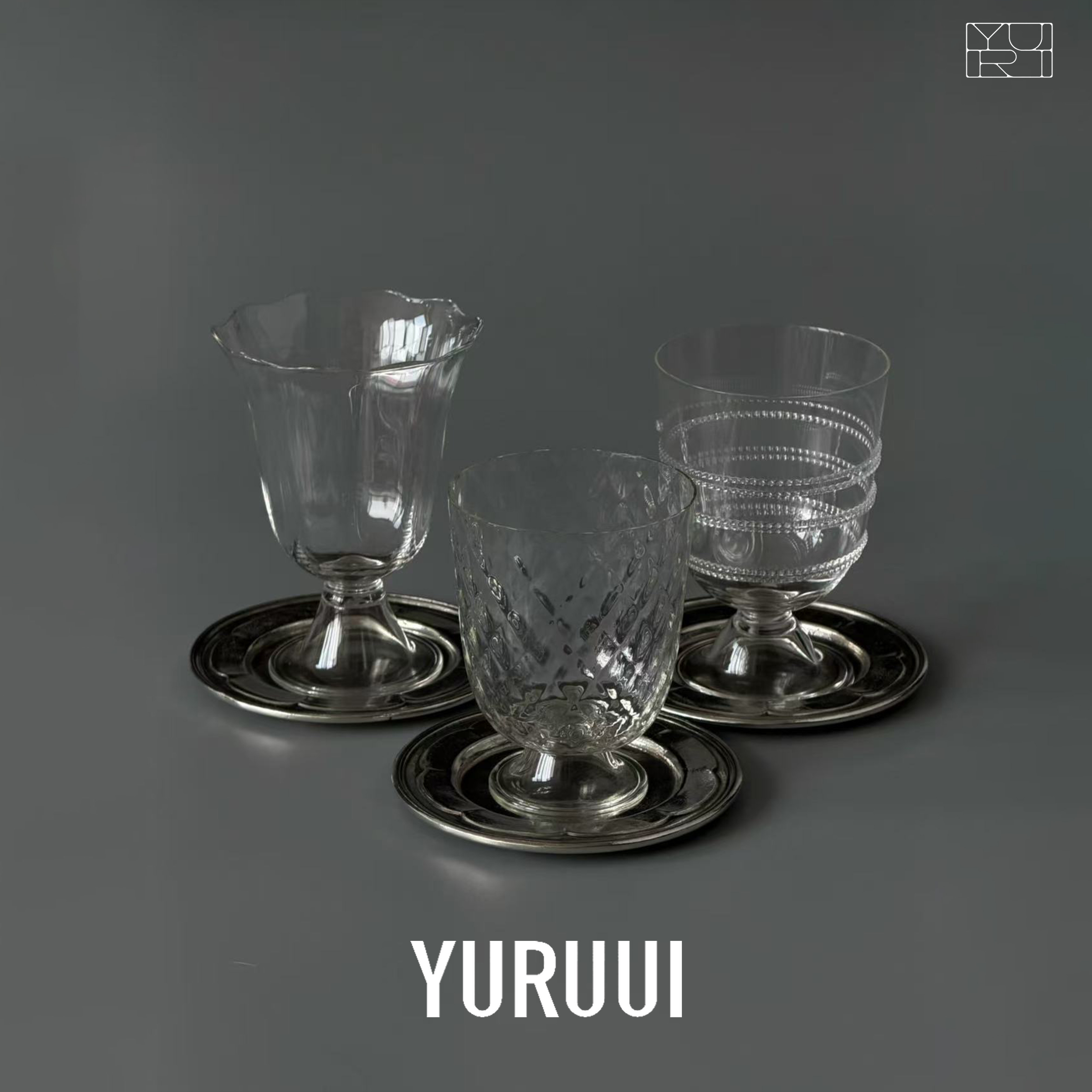 捷克纯手工吹制透明玻璃杯