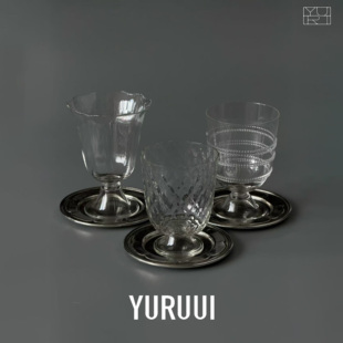 [YURUUI设计师]捷克STEPANEK纯手工吹制透明可乐胖胖玻璃杯