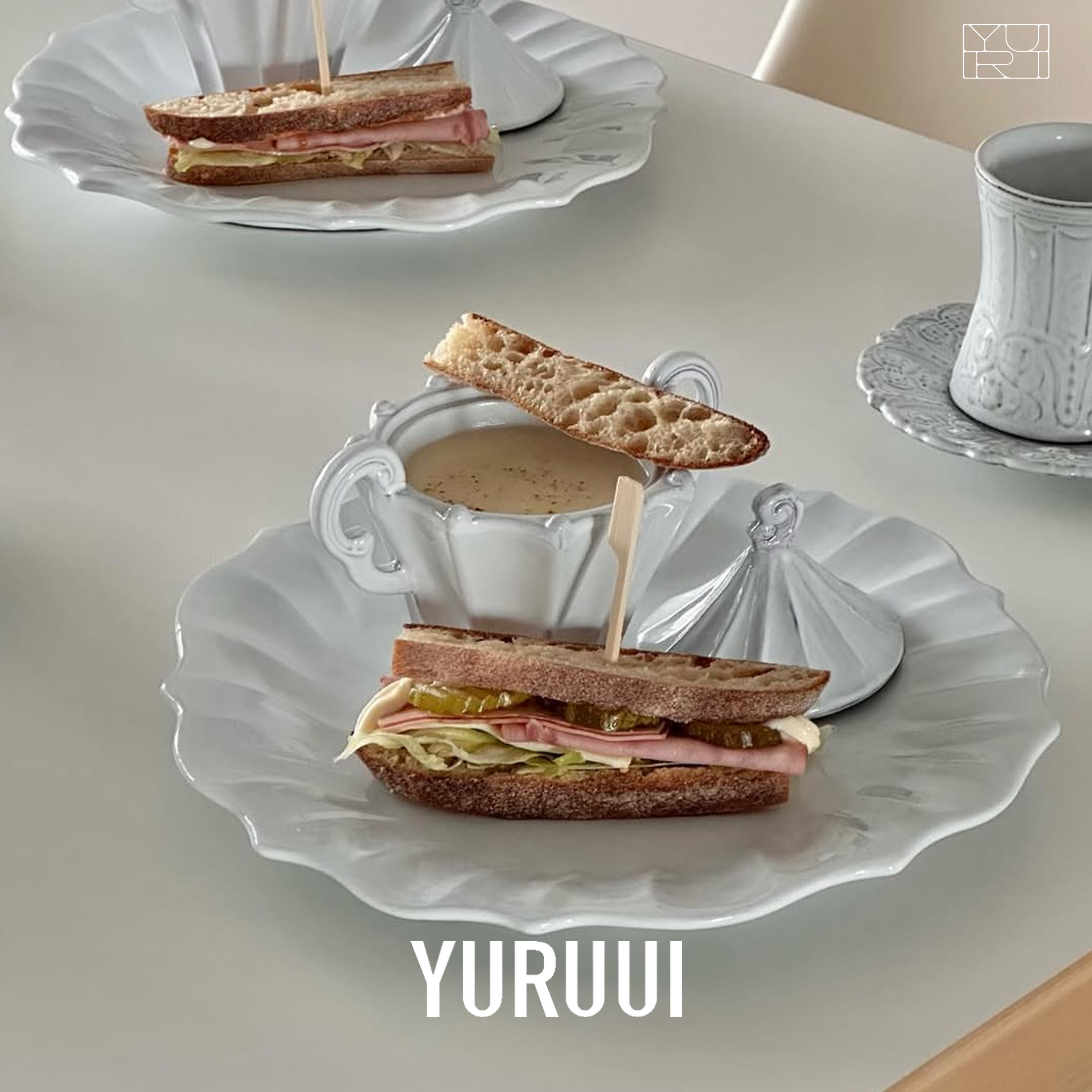 [YURUUI设计师]意大利VBC CASA 复古黑陶裙边酸奶碗沙拉盘杯,餐饮具,碗,淘宝优惠券,粉丝福利购,淘宝优惠卷