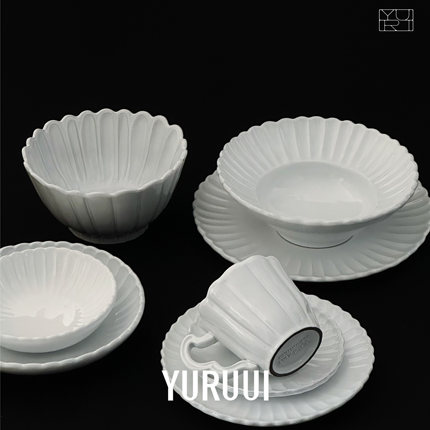 [YURUUI设计师]意大利VBC CASA 复古黑陶贝壳系列酸奶碗沙拉盘杯