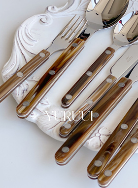 [YURUUI设计师]现货!法国Sabre Paris小酒馆Buffalo水牛角色刀叉