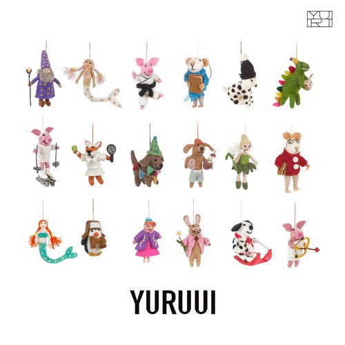 feltsogood毛毡玩偶钥匙扣包挂