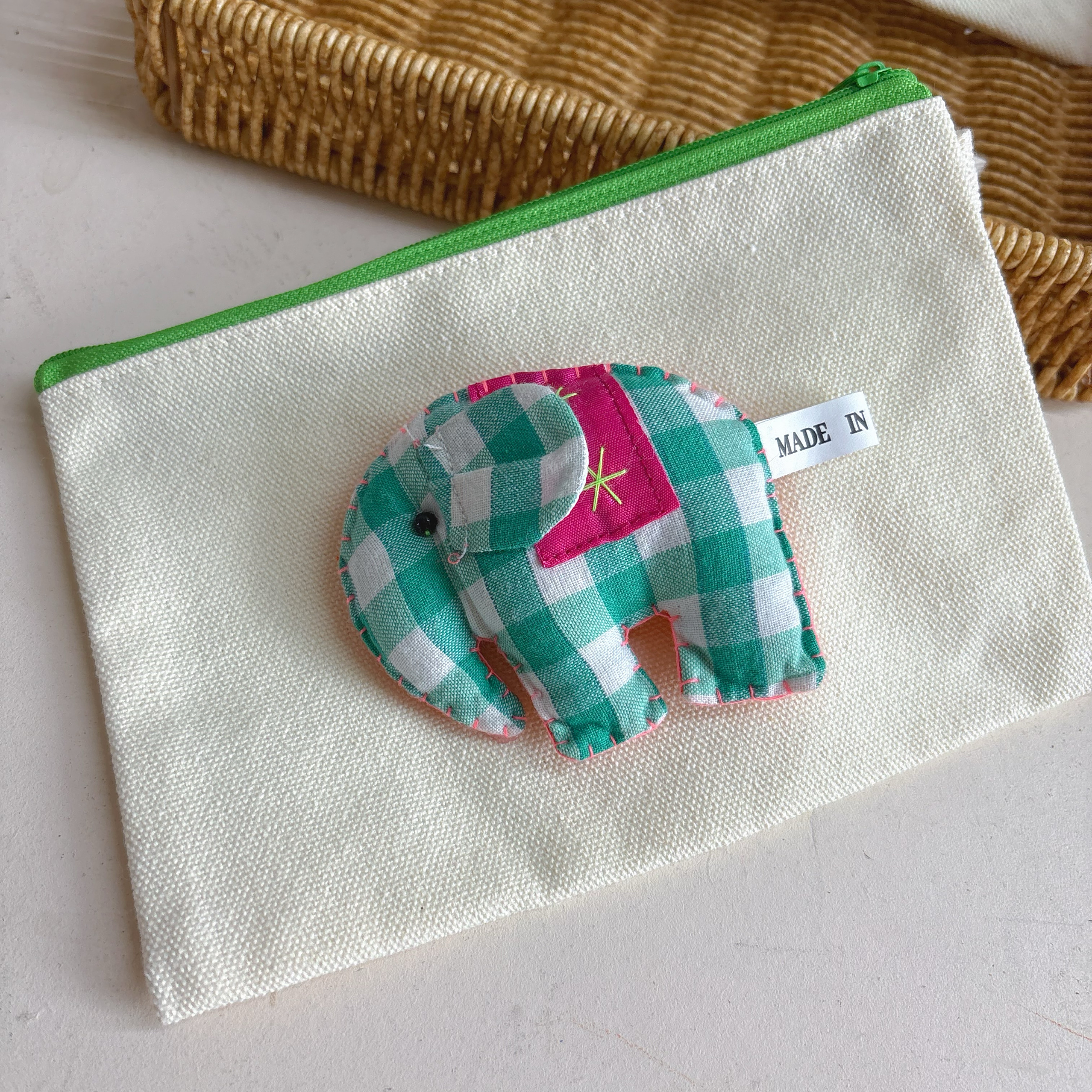 帆布手工泰国大小象曼谷文创