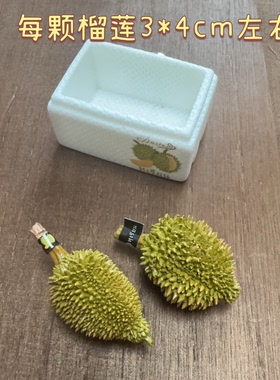泰国迷你晒干榴莲磁吸冰箱贴