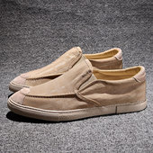 一脚蹬懒人驾车渔夫鞋 百搭透气休闲帆布鞋 2026春夏新款 老北京布鞋