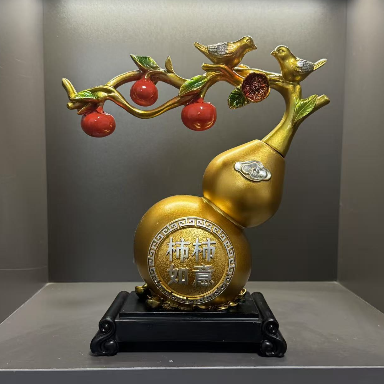 宏赫事事如意葫芦家居摆件酒柜装饰品新中式家居客厅玄关乔迁礼品,家居饰品,装饰摆件,淘宝优惠券,粉丝福利购,淘宝优惠卷